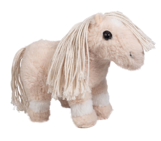 Handgemaakte Cuddle Pony: een zachte knuffelvriend van imitatiebont. Inclusief transporttas en geschikt voor urenlang speelplezier.