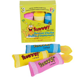 Yeowww! Birthday Candles 3 st.