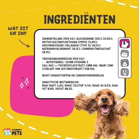 Welke ingrediënten bevat Dog Flex