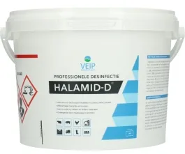Halamid-D, ontsmetting ruimte
