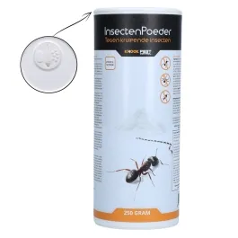 Knock Pest Insectenpoeder Tegen kruipende insecten en spinnen binnenshuis en mieren buitenshuis.