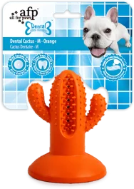 AFP Dental Chews-Cactus Medium Rubber Orange