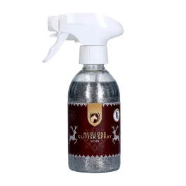 Excellent Horse Christmas Hi Gloss Glitter Spray Zilver 250 ml