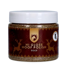 Excellent Horse Christmas Hi Gloss Hoof Polish Goud 150 ml