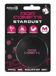 Dog Comets Ball Stardust Zwart/Roze M