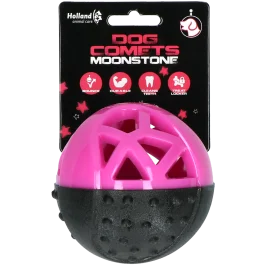 Hund Comets Mondstein Leckerli Ball rund rosa