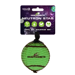 Dog comets Neutron Star Tennisbal met pieper M Groen 1st