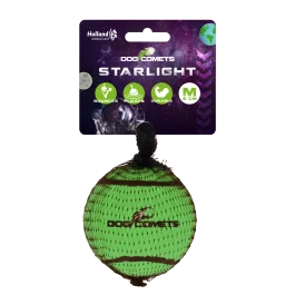 Dog comets Starlight Tennisbal M Groen 1st