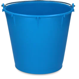 Emmer 7 l met beugel koningsblauw