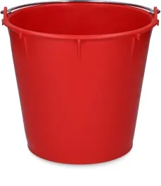 Emmer 7 l met beugel rood