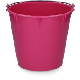 Emmer 7 l met beugel roze
