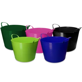 Emmer V-Trug Flexi roze 65 l