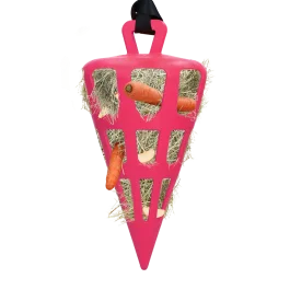Hay Slowfeeder Fun and Flex 22 cm Roze Wortel