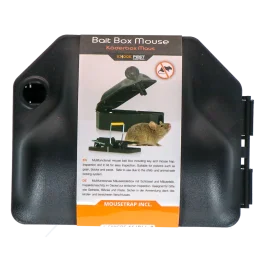 Knock Pest Feeding Box Mouse inkl. Mausefalle + Schlüssel