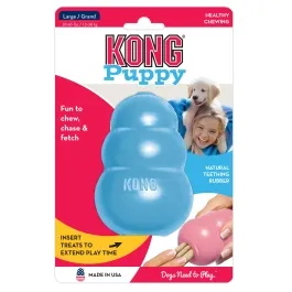 KONG Puppy L 10,1 cm Blauw of Roze