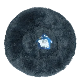 Let's Sleep Donut 50 cm Donkergrijs