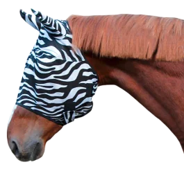 Fliegenmaske Zebra Voll