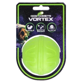 De Dog Comets Vortex bal is ontwikkeld voor honden die geen genoeg krijgen van actief speelplezier.