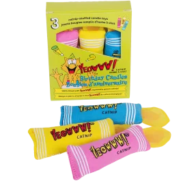 Yeowww! Birthday Candles 3 st.